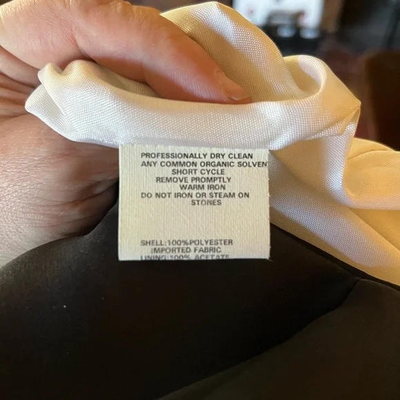 Scott McClintock Formal Strapless Black and White Dress - Picture 6 of 6